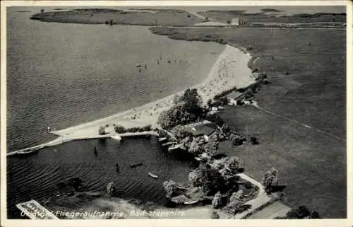 Ak Stepnica Stepenitz Pommern, Strand, Fliegeraufnahme