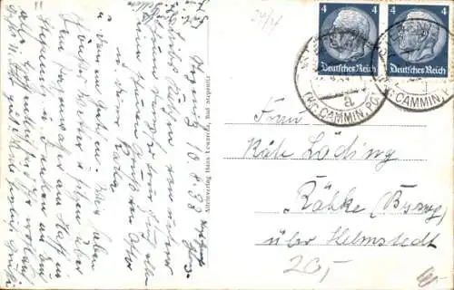 Ak Stepnica Stepenitz Pommern, Strand, Fliegeraufnahme