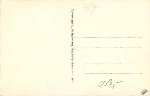 Ak Bialogard Belgard Pommern, Marktplatz, Denkmal