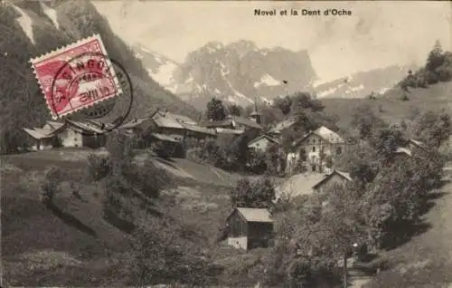 CPA Novel Haute Savoie, Dent d'Oche