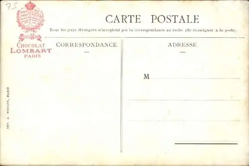 Ak Paris XIII, Chocolaterie Lombart, Sortie des Femmes