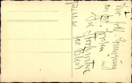 Foto Ak Porträt einer jungen Frau, Künstlerin, Autogramm