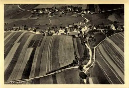 Ak Muttershofen Ziemetshausen in Schwaben, Fliegeraufnahme