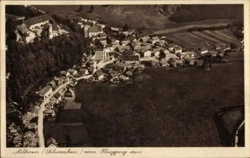 Ak Möhren Treuchtlingen im Altmühltal Mittelfranken, Fliegeraufnahme