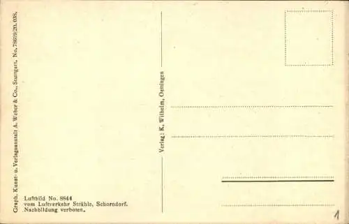 Ak Oettingen in Bayern, Fliegeraufnahme