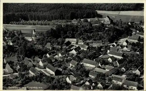 Ak Osterberg in Schwaben, Fliegeraufnahme