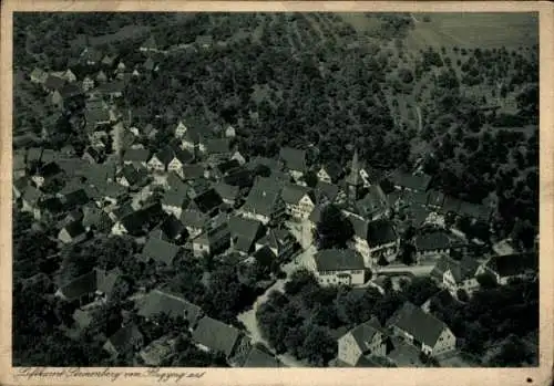 Ak Steinenberg Rudersberg in Württemberg, Fliegeraufnahme