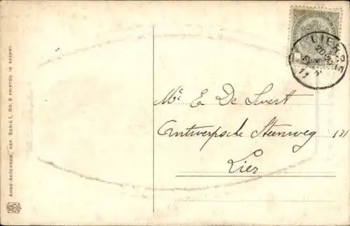 Präge Passepartout Ak Dampfer Pennsylvania, HAPAG