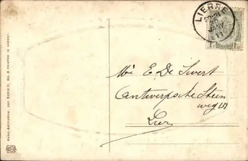 Präge Passepartout Ak  HAPAG Dampfer Pretoria