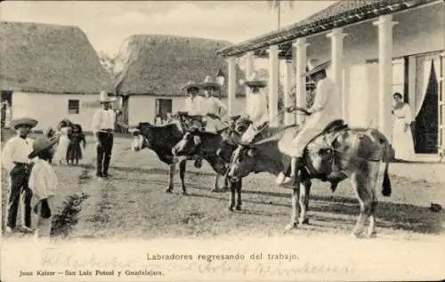 Ak Mexiko, Labradores regresando del trabajo