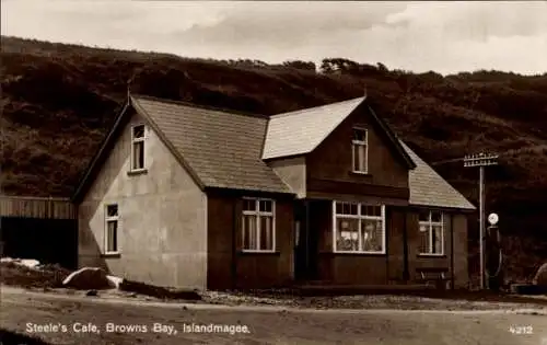 PC Islandmagee Nordirland, Steele's Cafe, Browns Bay