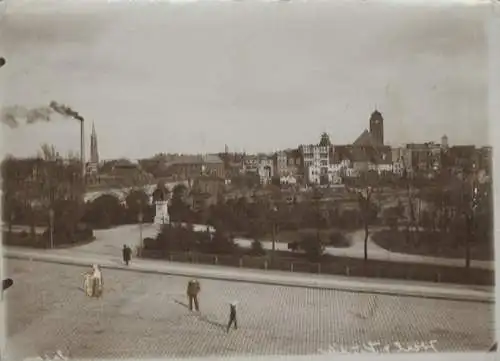 Original Foto Sagan in Schlesien (Woiwodschaft Lebus), Gesamtansicht, um 1900