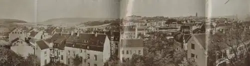 Original Foto Neukirchen, Schwalm-Eder-Kreis, Hessen, Panorama-Aufnahme (57 x 12 cm), um 1900