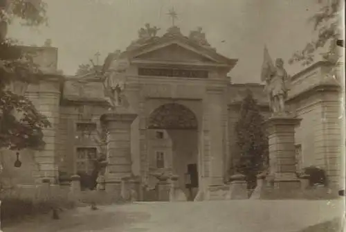 Original Foto Melk an der Donau, Niederösterreich, Stift Melk, Eingangsportal, um 1900