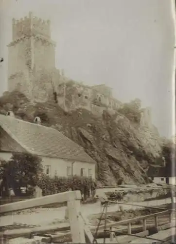 Original Foto Melk an der Donau, Niederösterreich, Burgruine Weitenegg, um 1900