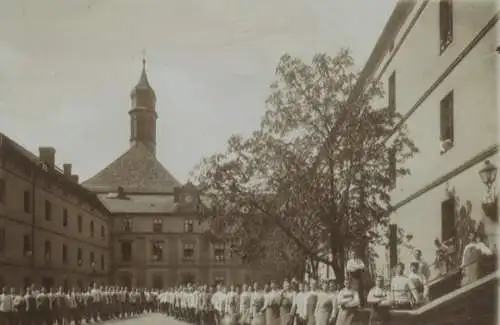 Original Foto Wohlau (Wolow) in Schlesien, Königliche Unteroffiziersschule, um 1900