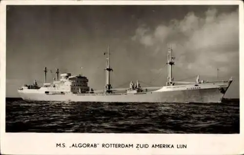 Ak Frachtschiff M.S. Algorab, Zuid-Amerika-Lijn