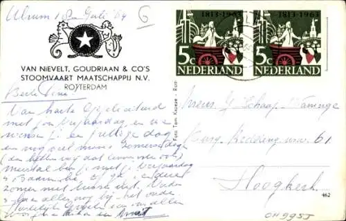 Ak Frachtschiff M.S. Algorab, Zuid-Amerika-Lijn