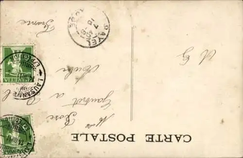 Ak Mädchen-Porträt, Blumen