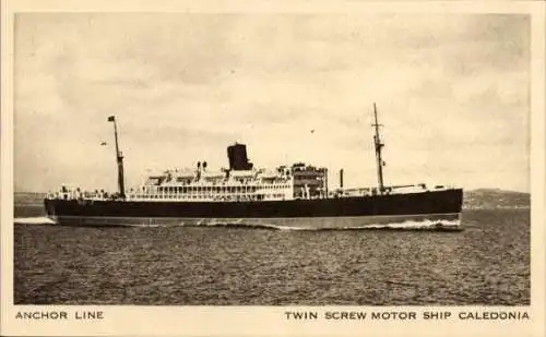 PC Anchor Line, Twin Screw Motor Ship Caledonia