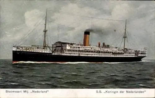 Ak Stoomvaart Maatschappij Nederland, SS Koningin der Nederlanden