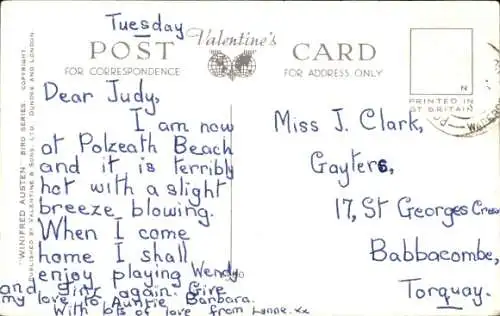 Künstler PC Austen, W., Blackbird