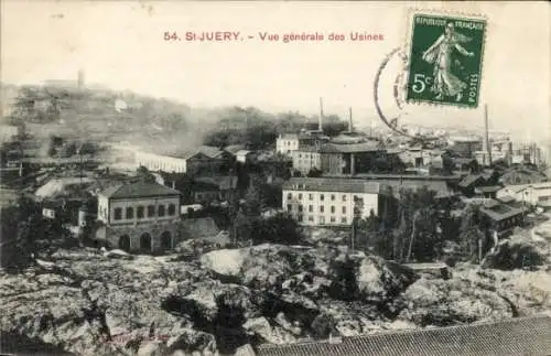 Ak Saint Juéry Tarn, Vue generale des Usines