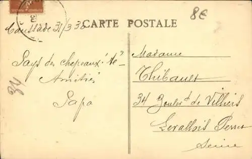 Ak Caussade Tarn et Garonne, vue generale