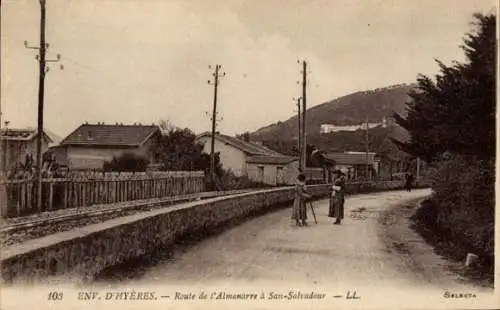 Ak San Salvadour Hyères Var, Route de l’Almanarre