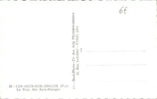 Ak Les Arcs Var, Tour des Arcs Parages
