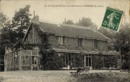 Ak Gambais Yvelines, Pavillon du Château de la Germanie