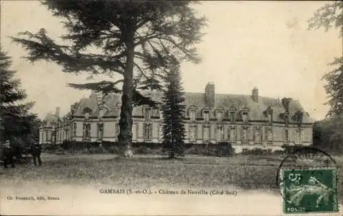 Ak Gambais Yvelines, Château de Neuville