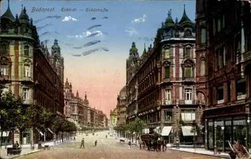 Ak Budapest Ungarn, Esküstraße