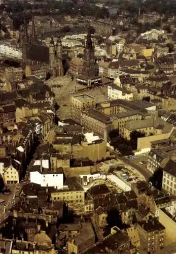 Ak Halle an der Saale, Fliegeraufnahme vom Zentrum