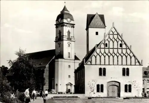 Ak Fürstenwalde an der Spree, Rathaus und Dom