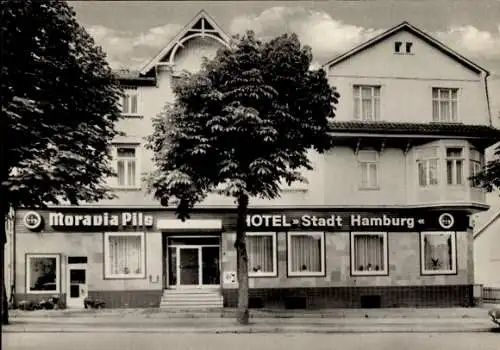 Ak Bad Harzburg am Harz, Bahnhofshotel Prinz Heinrich, Bahnhofsplatz 2