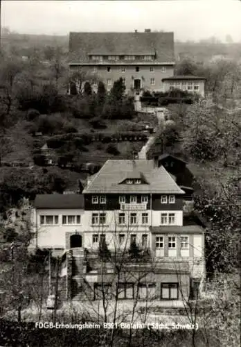 Ak Bielatal Sächsische Schweiz, FDGB-Erholungsheim