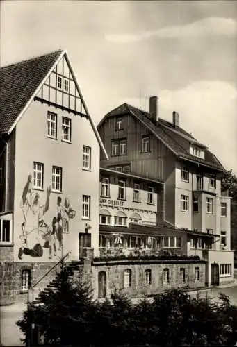 Ak Schierke Wernigerode im Harz, FDGB-Erholungsheim Hermann Gieseler