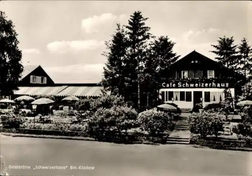 Ak Berlin Spandau Kladow, Gaststätte Café Schweizerhaus