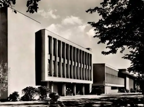 Ak Berlin Zehlendof Dahlem, Hauptgebäude der Freien Universität, Garystraße 35 und 39