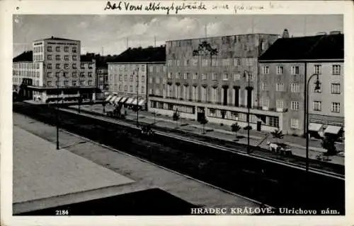 Ak Hradec Králové Königgrätz Stadt, Ulrichovo nám