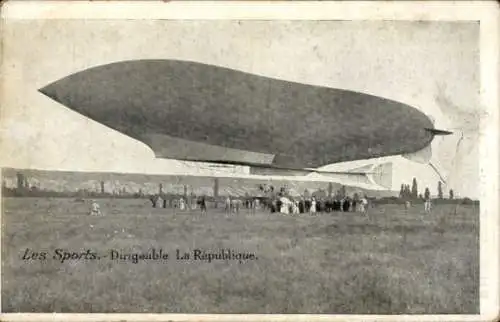 Ak Aviation Sports, Airship La République, Reklame, Chocolat Lombart