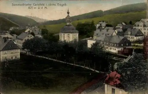 Ak Carlsfeld Eibenstock im Erzgebirge, Panorama