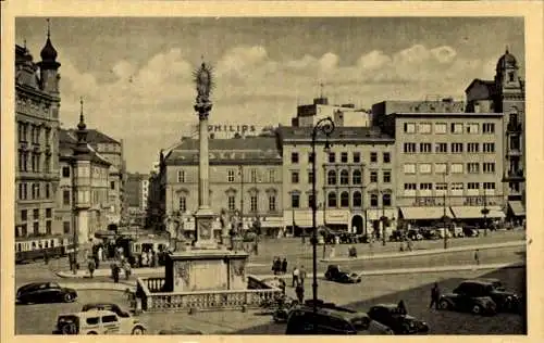 Ak Brno Brünn Südmähren, Freiheitsplatz des 15. März 1939, Denkmal, Phlilips