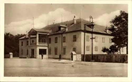 Ak Цетиње Cetinje Montenegro, Königspalast, beeindruckende Architektur, historisches Gebäude, ...