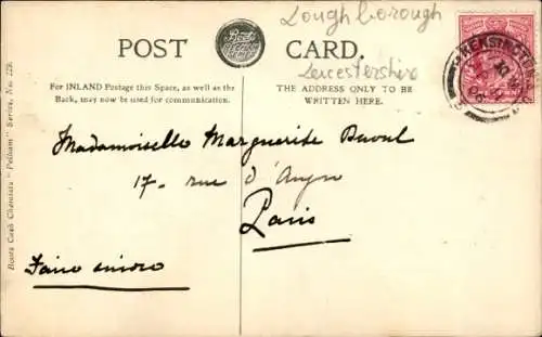 Ak Loughborough Leicestershire England, Marktplatz, Geschäfte