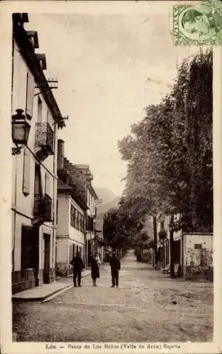 Ak Lés Les Val d’Aran Valle de Aran Katalonien, Paseo de Los Banos