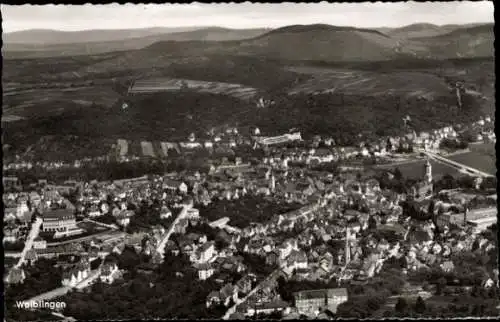 Ak Waiblingen in Württemberg, Luftbild