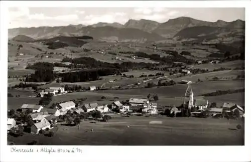 Ak Oberreute im Allgäu Schwaben, Fliegeraufnahme