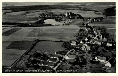 Ak Lauchheim im Ostalbkreis, Schloss Kapfenburg, Fliegeraufnahme, Hülen